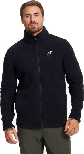 Revolutionrace Herre Overdeler Fleece & midlayers Moss Pile Fleece Jacket Herre Black 3XL