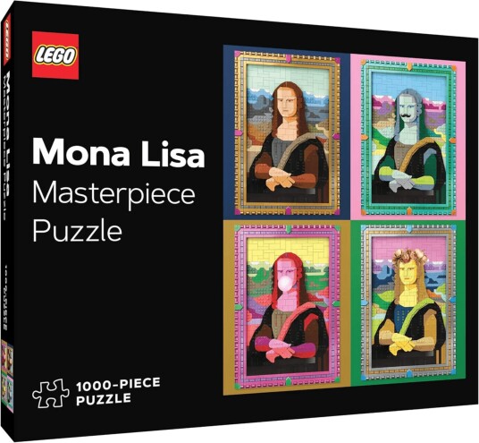 Lego Mona Lisa Mesterverk Puslespill 1000 brikker i Byggeleker