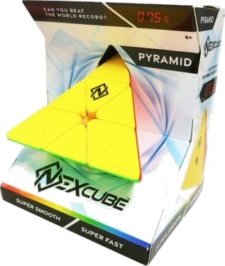 Goliath NexCube Pyramide 9,5 cm Grønn/Blå/Rød/Gul Goliath NexCube Pyramide 9,5 cm Grønn/Blå/Rød/Gul