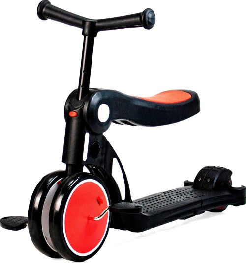 Asalvo Trehjulssykkel 5 i 1 Ride and Role Fra 2 År Maks 20 Kg Rød Asalvo Trehjulssykkel 5 i 1 Ride and Role Fra 2 År Maks 20 Kg Rød