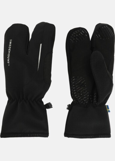 Swedemount Nordic Warm Split Finger Glove Black 6 Vanter