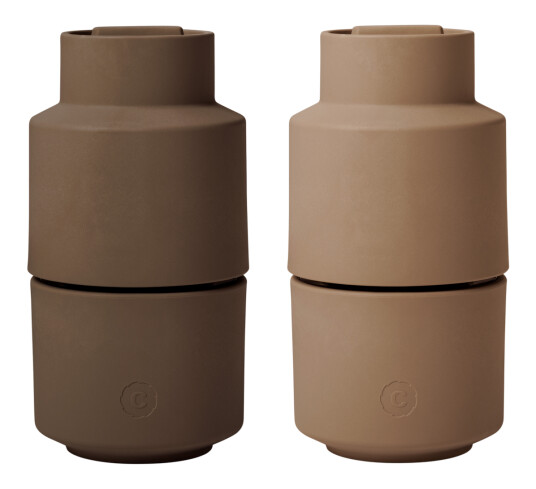 CrushGrind Billund kvernset 12 cm 2 stk brun CrushGrind Billund kvernset 12 cm 2 stk brun