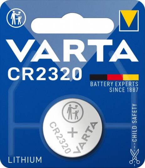 Varta CR2320 Litium Knappcellebatteri 3V 1-pk Varta CR2320 Litium Knappcellebatteri 3V 1-pk