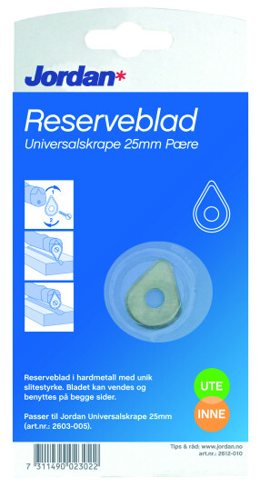 RESERVEBLAD SKRAPE 25MM DRÅPE