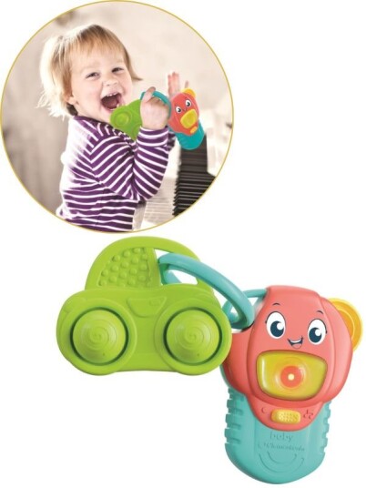 Clementoni Baby Min første nøkkel aktivitetsleke med lys og lyd Clementoni Baby Min første nøkkel aktivitetsleke med lys og lyd