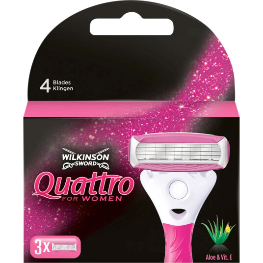 Wilkinson Quattro Dame Barberblader 3 pcs.