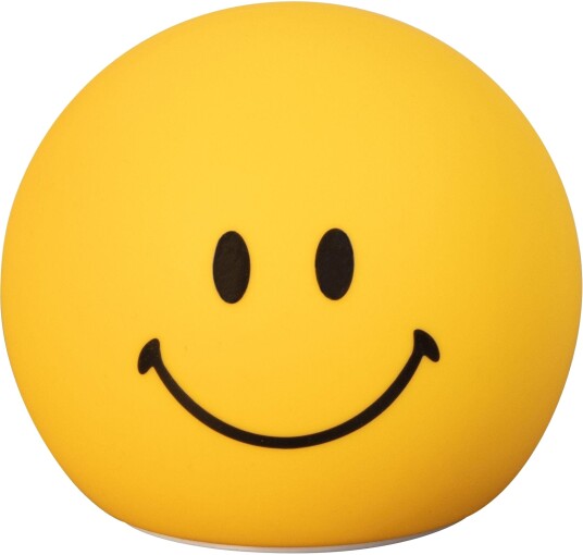 Fischer GlowMoji Nattlampe   Gul