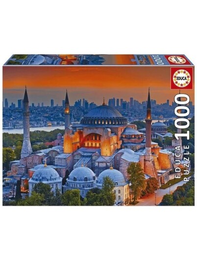 Educa Puzzle Educa 1000 Den bl mosk Istanbul