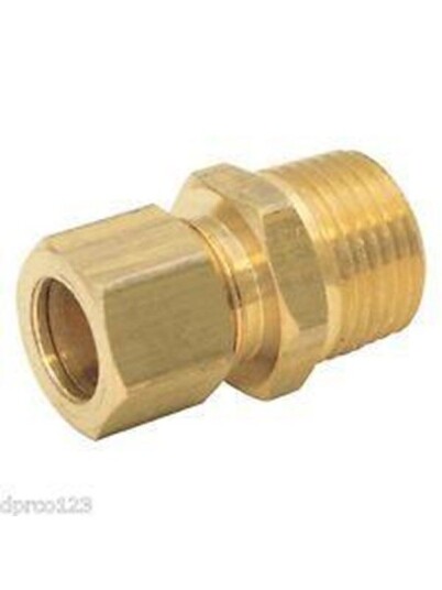 Uponor 12 mm Kompresjonsadapter for Hydraulikk og Tilbehør