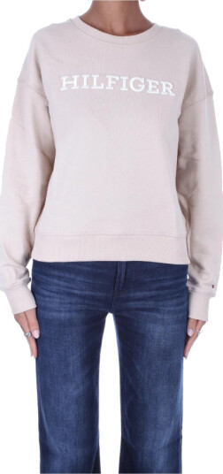 Tommy Hilfiger Dame Gensere & Hettegensere Beige XS,