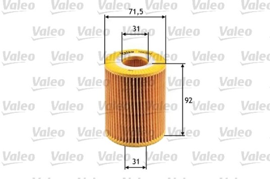 Oljefilter VALEO 586504