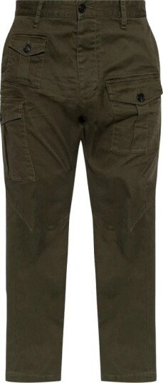 Dsquared2, Herre, Bukser, Grønn, XL,