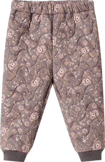 Wheat Termobukser Alex Purple Stone Blomster Wheat 1½ år (86) Termoklær Beige Brun Lilla