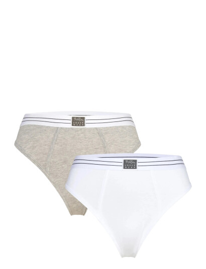 Björn Borg Original High Waist Brief 2P - Multi/patterned - M