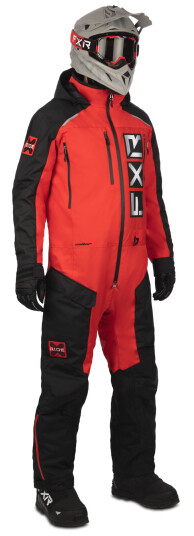 FXR Overall  Recruit Lite Svart-Rød