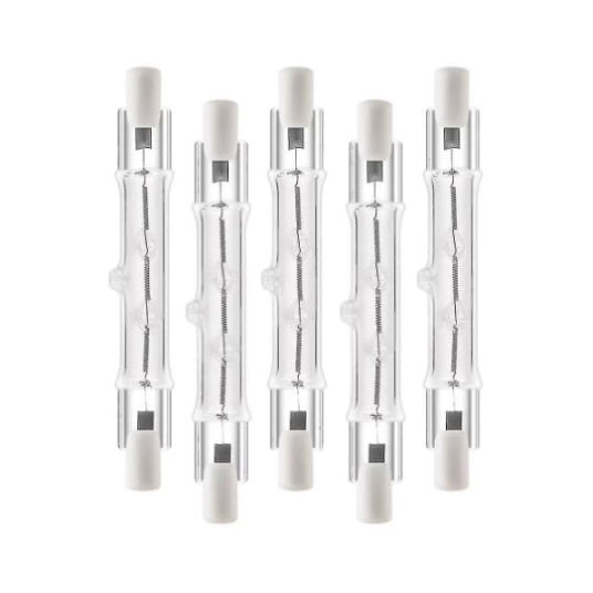 Otego 5-pack R7s 118mm 300w 230v halogen linjärt ljus Otego 5-pack R7s 118mm 300w 230v halogen linjärt ljus