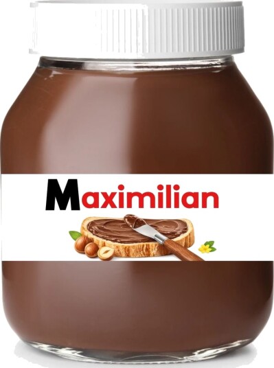 Personalisert Etikett Nutella elsker