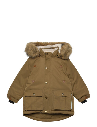 Mikk line Twill Nylon Boy Parca Brown 134