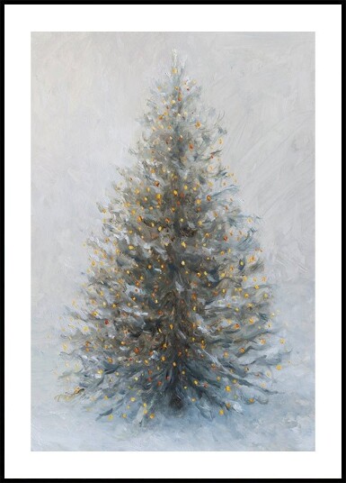 Christmas Tree In Snow Plakat Plakat / 70x100cm Christmas Tree In Snow Plakat Plakat / 70x100cm