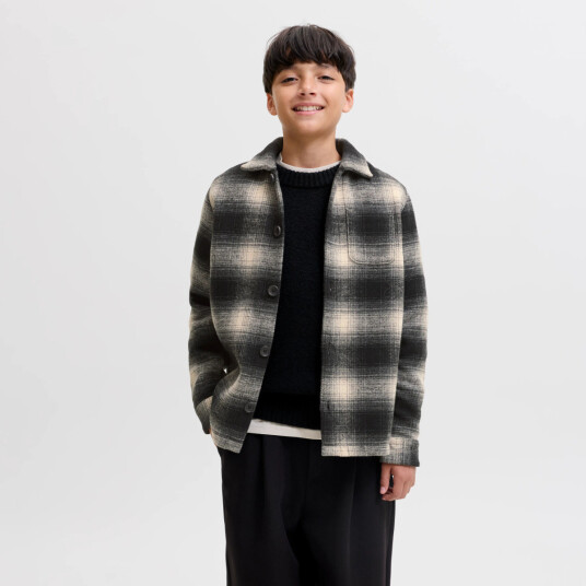 Jack & Jones Overshirt Soho Ollie Asphalt Checks