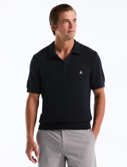 Original Penguin 5Gg Slub Jrsy Johnny   Navy   S