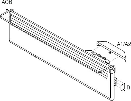 Nobø Gardinbøyle 775mm ACB C 077 Nobø Gardinbøyle 775mm ACB C 077