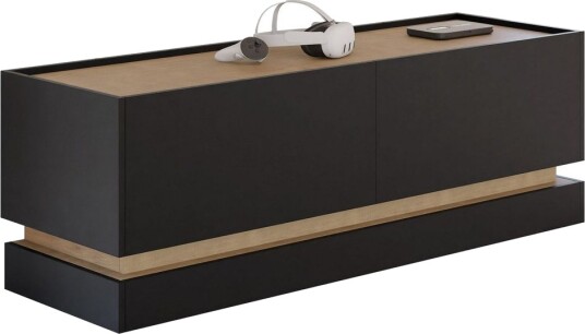 Zelric Tv-bänk 150 cm - Svart