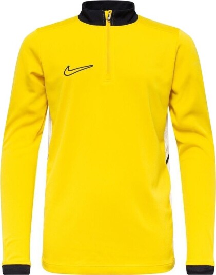 Nike Treningsskjorte Dri fit Academy 25 Drill Tour Yellow/svart/hvit Barn størrelse XS: 122 128 cm