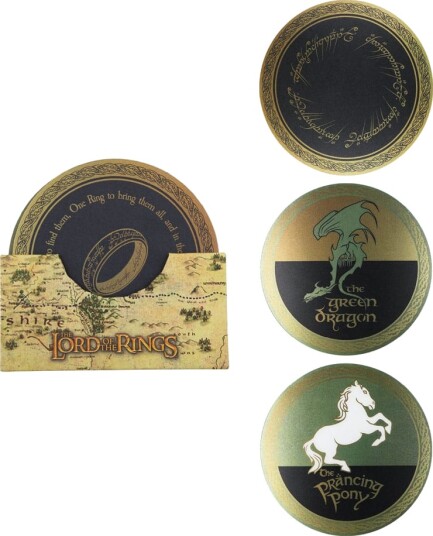 Set of 4 coasters   The Lord of the Rings (CR4150)
