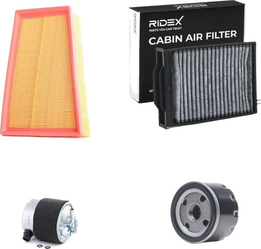 Filtersett RIDEX 4055F30333