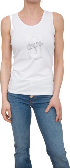 Fracomina Dame Topper Hvit XL,