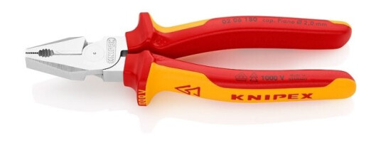 Knipex VDE Kraftkombinasjonstang 180mm - ISO 5746, DIN EN 60900