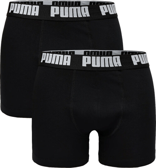 PUMA Puma Men Everyday Basic Boxers 2P Black S