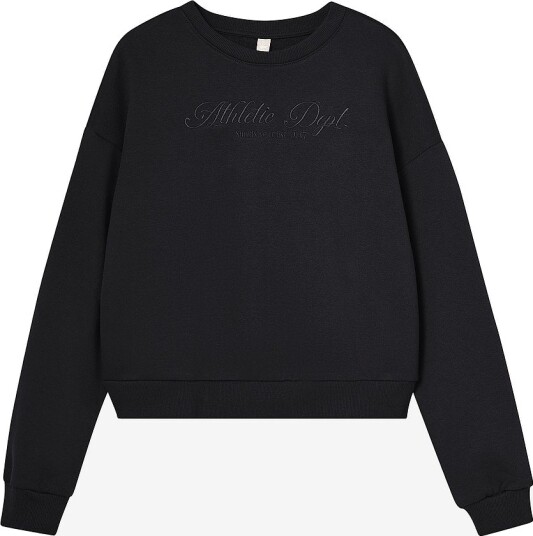 Ellos STUDIO   Collegegenser Girl Sweat Crewneck Core   Svart