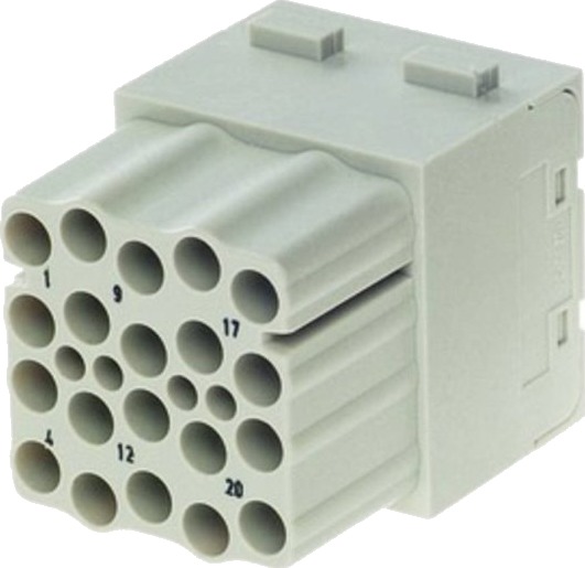 Industriell Kontakt Amphenol C146 09140203101 Harting Hylsemodul 1 Stk