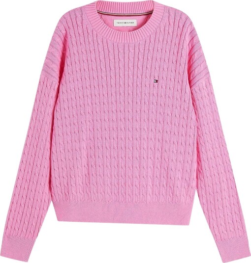 Tommy Hilfiger Genser Strikk Rosa Daisy Tommy Hilfiger 10 år (140) Genser