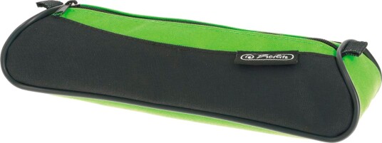 Herlitz Trekantet Pennal 22x8x5cm Grå/Grønn