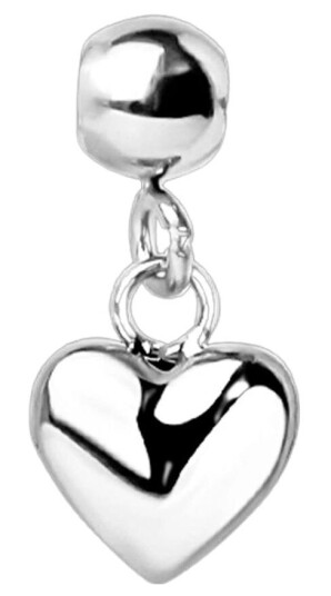 Muli Collection Heart Charm Silver
