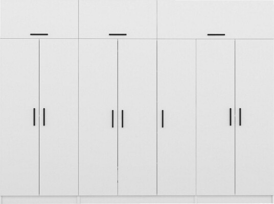 Fruitland Garderobe 315x255 cm - Hvit