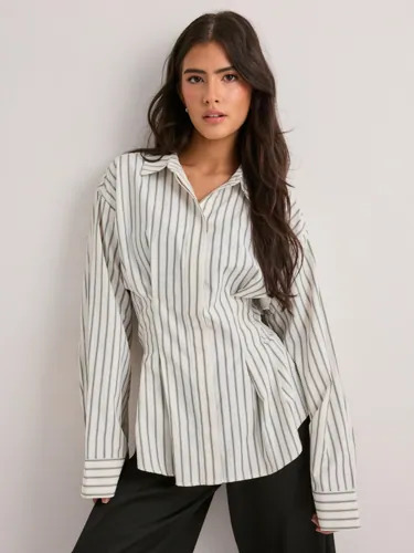 Neo Noir Rutete/Stripete Lytra Stripe Shirt