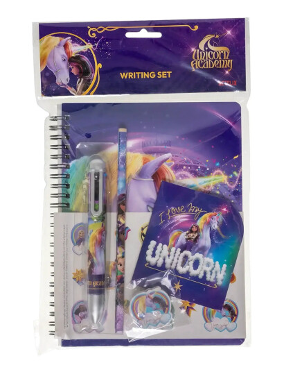 Einhorn Unicorn Academy, Skrivesæt, Med Flerfarvet Pen - Multi/patterned - ONE SIZE Einhorn Unicorn Academy, Skrivesæt, Med Flerfarvet Pen - Multi/patterned - ONE SIZE