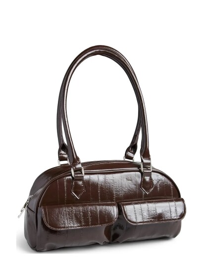 Pieces Pcbowling Pocket Bag D2D Fsy Brown ONE SIZE