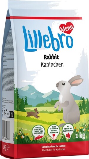 Lillebro Dvergkaninfôr 3x1kg