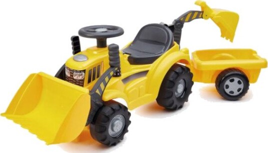 Ecoiffier Barne-traktor Med Tilhenger Og Baller Leketøy