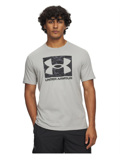 Under Armour Ua Abc Camo Boxed Logo Ss Grey XXL