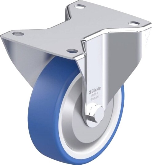 Blickle 947878 Bk-Poths 125Xka-3-Fa Fastmonterte Stålhjul Hjuldiameter: 125 Mm Belastningskapasitet (Maks.): 275 Kg 1 Stk