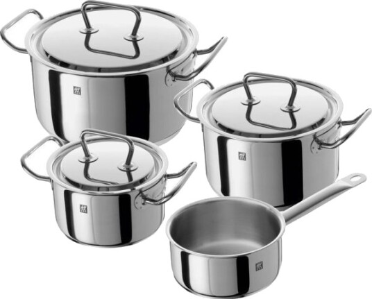 Zwilling Twin Classic Polerte Gryter Sett Med 4