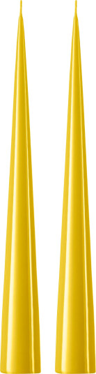 ester & erik ester & erik kjeglelys 37 cm 2 stk. lakket Lemon drop 15 0