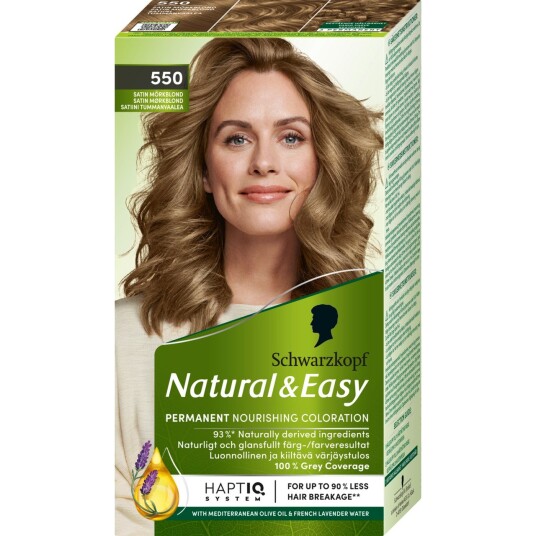 Schwarzkopf Professional Natural & Easy 550 Satin Dark Blonde Schwarzkopf Professional Natural & Easy 550 Satin Dark Blonde