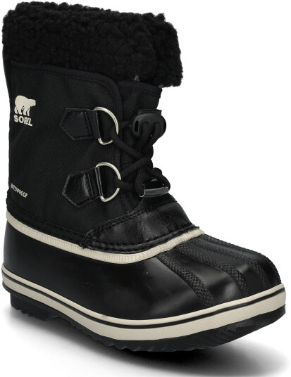 Sorel Little Kids Yoot Pac Nylon Wp   Black   31